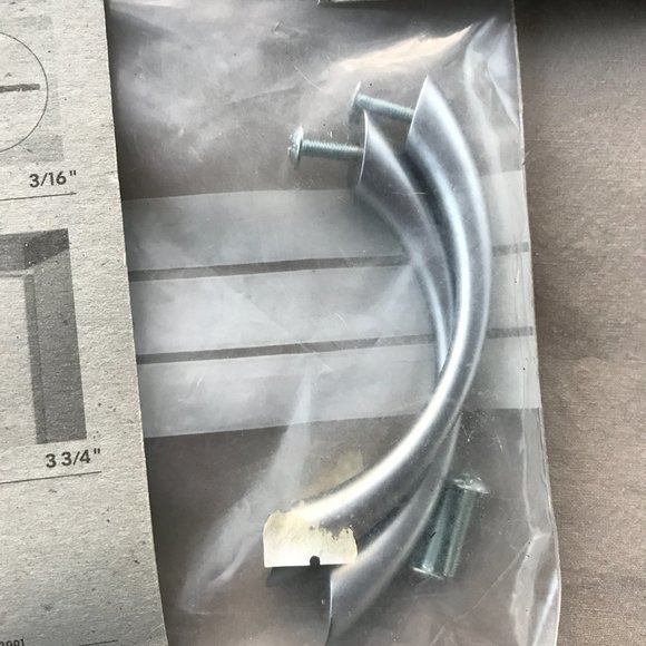 IKEA Tag Brushed Nickel Drawer Pulls Knobs SILVER Mikael Warnhammar - Picture 4 of 6